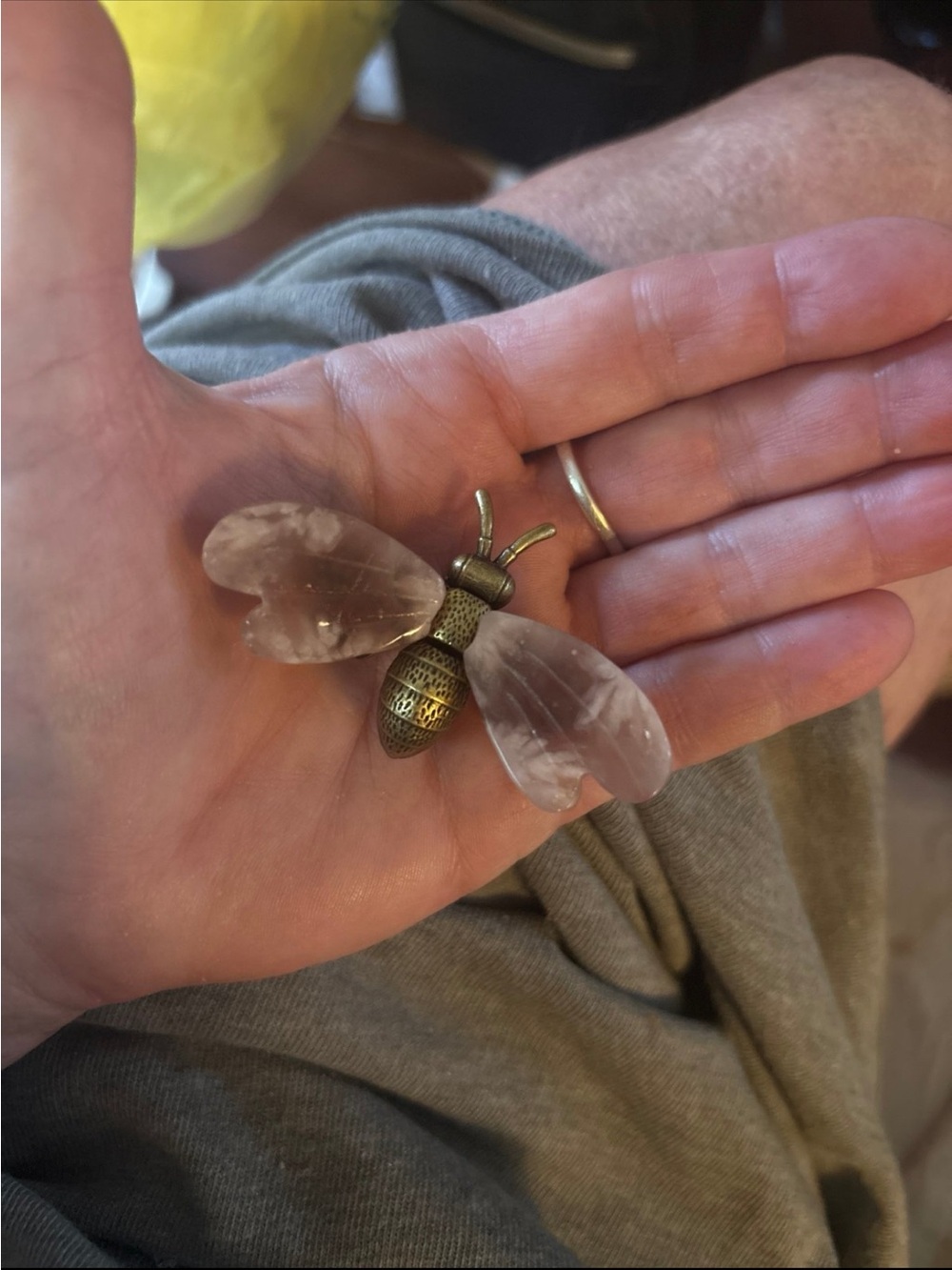 Cherry blossom copper bee